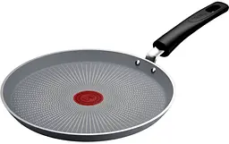 Tefal Сковорода блинна Halo EUCALYPTUS, 25см, алюміній, бакеліт, сірий