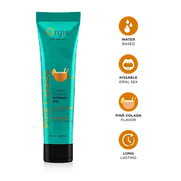 Лубрикант Orgie LUBE TUBE COCKTAIL PINA COLADA 100ML Orgie 17168; 69-17168; SX3135 98125 - мініатюра 2