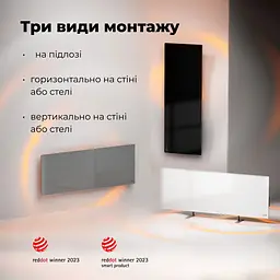 Конвекційний обогрівач AENO Premium Eco Smart GH5S LED Grey [AGH0005S] [119183] - мініатюра 8
