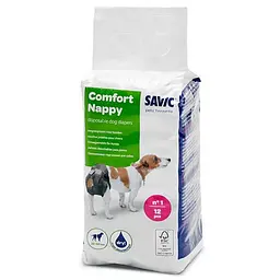Savic Comfort Nappy Савик комфорт Наппи памперси для собак 32-42 см 12 шт./уп
