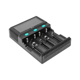 Зарядний пристрій для акумуляторів PowerPlant PP-A4 (Ni-MH,Cd,Li-ion,LiFePO4 / input AC 100V-240V DC 12V) (AA620173) - мініатюра 2