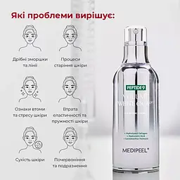 Есенція для обличчя Medi-Peel Peptide 9 Volume White Cica Essence Pro освітлювальна киснева з центеллою 100 мл - мініатюра 4