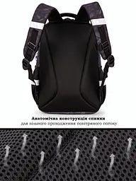 Ортопедичний шкільний рюкзак для хлопчика Game Майнкрафт School Standard 475 гр 17,5 літрів Чорний - мініатюра 5