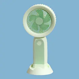 Акумуляторний мінівентилятор Handheld Fan із підсвіткою, салатовий, настільний вентилятор із підсвіткою для телефона