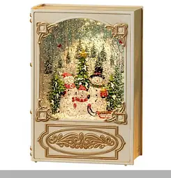 Новорічний нічник книга музичний XMAS WDL-24023B 19,1 см (47698-10092_818) - мініатюра 2