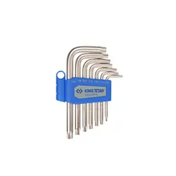 Набір Torx 7 одиниць (Т10-Т40) з отвором Г-подібних (уп.18) KING TONY