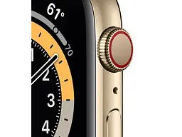 Смарт-годинник Apple Watch Series 6 GPS + Cellular 44mm Gold Stainless Steel Case with Gold Milanese Loop [M07P3] [51002] - мініатюра 3