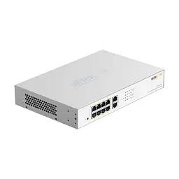 PoE-комутатор 10-портовий керований Wi-Tek WI-PCES310G гігабітний 8x1000Mbps PoE+, 2x1000Mbps Uplink, 110W, Cloud, ONVIF (73-00252) - мініатюра 3