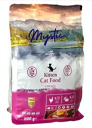 Сухий корм для кошенят беззерновий Mystic 0.5 кг - курка