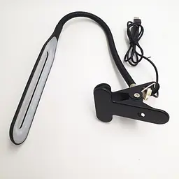 Світлодіодна настільна USB-лампа гнучка на прищіпці 24 LED UKC XSD 206 чорна - мініатюра 3