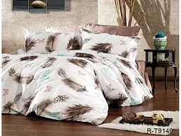 Комплект постільної білизни з компаньйоном (R-T9149) Сімейний TAG tekstil pbe0036767 - мініатюра 2