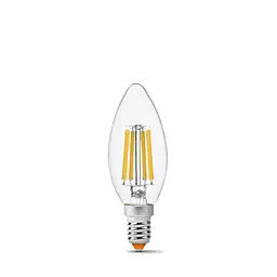LED-лампа Videx Filament C37F 6W E14 3000K (25793-000) - мініатюра 2