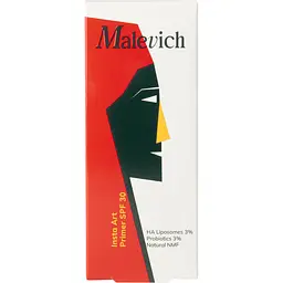 Зволожувальна база під макіяж Malevich SPF 30, 30 мл - мініатюра 2