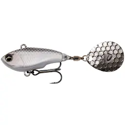 Тейл-спінер Savage Gear Fat Tail Spin 55 mm 9 g White Silver