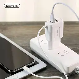 Адаптер мережевий REMAX Lightning cable RP-U22 Pro | 2USB, 2.4A | - мініатюра 3