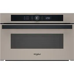 Whirlpool Мікрохвильова піч вбудована, 31л, електронне упр., 1000Вт, гриль, дисплей, бежевий