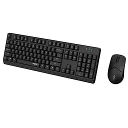 Комплект (Клавіатура та миша) Rapoo X1500 Wireless Black (X1500) - мініатюра 2