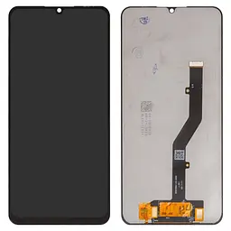 Дисплей для ZTE Blade A72 4G, Blade A72S, Blade V40 Smart, Blade V40 Vita, чорний, без рамки.