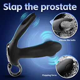 Стимулятор простати B - Series Cute Dual Tapping Anal, 10.1 см (чорний) - мініатюра 12