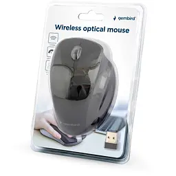 Мишка Gembird MUSW-6B-02 Wireless Black (MUSW-6B-02) - мініатюра 3