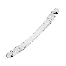 Прозорий двосторонній фалоімітатор Alive Supreme Jelly Dildo Alive SO6031 97515