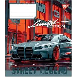 Зошит учнівський "Street legend" Yes 767909 36 аркушів Різнокольоровий