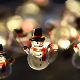 Гірлянда світлодіодна Yes! Fun Сніговики 20 LED на мідному дроті та батарейках тепло-біла 2.2 м (801213) - мініатюра 4