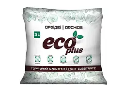 Субстрат ECO PLUS для орхідей 3л торф'яний