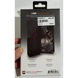 Оригінальний протиударний чохол UAG Monarch для iPhone 13 / iPhone 14 (6.1") Black Leather (113171114040) - мініатюра 6