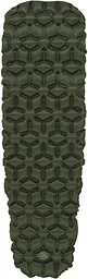 Килимок надувний Highlander Nap-Pak Inflatable Sleeping Mat 5 cm Olive (AIR071)