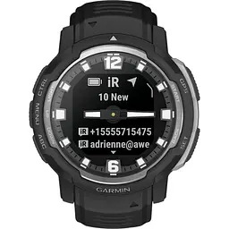 Смарт-годинник Garmin Instinct Crossover Standard Edition Black (010-02730-13/03) [171556] - мініатюра 11