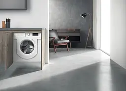 Пральна машина Whirlpool вбудована фронтальна, 7кг, 1400, A+++, 60см, дисплей, пара, інвертор, білий (BIWMWG71484E) - мініатюра 2