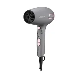 Фен Ardesto Pink Touch, 2000Вт, 2 швидкості, 2 темп.режими, складана ручка, сірий+рожевий - мініатюра 2