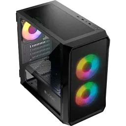 Корпус для ПК Logic concept PORTOS MESH+GLASS ARGB fans 3x120mm BLACK (AM-PORTOS-10-0000000-0002) - мініатюра 4