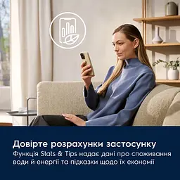 Electrolux Пральна машина фронтальна, 9кг, 1400, A, 60см, дисплей, пара, інвертор, universaldose, білий - мініатюра 7