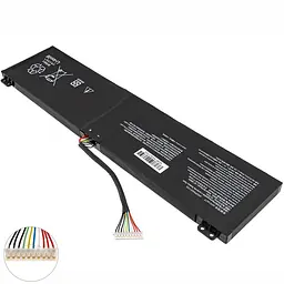 Батарея для ноутбука Acer AP21A7T (Nitro: AN517-42 AN517-55) 15.4 5840mAh Чорний
