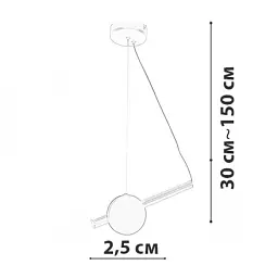 Підвісний світильник Friendlylight Myco FL3219 - мініатюра 3