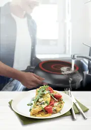 Сковорода універсальна Tefal 32 см Simply Clean (B5670853), з титановим антипригарним покриттям - мініатюра 5