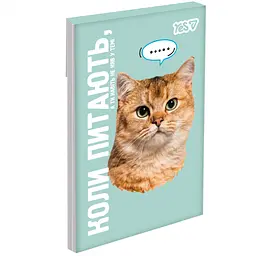 Блокнот Yes Emotional Cat А7 48 аркушів клітинка 1 шт. в асортименті (152578) - мініатюра 5
