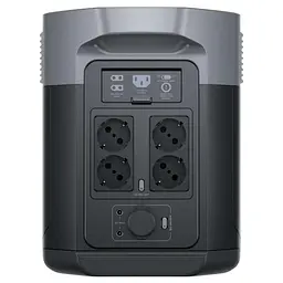 Зарядна станція EcoFlow E2000 2400W 2048Wh EU швидка зарядка , Євро розетки