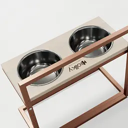 Hollky Flex L — регульовані миски на підставці для великих собак (2 × 1.8 л) - мініатюра 8
