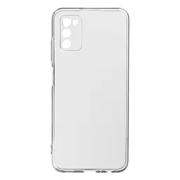 Прозрачный чехол для Samsung Galaxy A03s (A037) с защитой камеры, тонкий, силиконовый, бесцветный, ударопрочный, противоударный бампер с закрытой камерой, ArmorStandart (ARM59784)