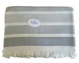 Простирадло махрове Parisa Home Pike 150х200 щільність 400 г/м2 крем - мініатюра 2
