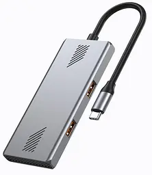 Хаб Gembird UHB-CM-U310-A2C2-01 на 4 порти USB 3.2