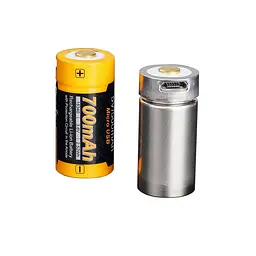 Акумулятор 16340 Fenix 700 mAh Li-ion зарядка micro usb (ARB-L16-700U) - мініатюра 4