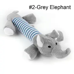 М'яка іграшка для собак Ducling, Elephant & Pig, сіра - мініатюра 7