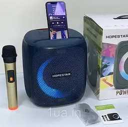 Портативна Bluetooth-колонка Hopestar Party 100 Синій - мініатюра 2