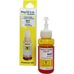 Чорнило Premium Quality Epson 664Y 70мл Yellow (70264881)