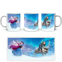 Кухоль GeekLand Frozen Холодне Серце Анна Крістофф Олаф FZ.002.17 330 мл білий - мініатюра 4