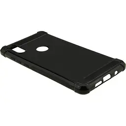 Чохол-накладка Toto Shockproof Carbon Brush TPU Case Xiaomi Mix 2S Black - мініатюра 3